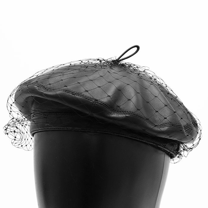 Christian Dior クリスチャンディオール ベレー帽 チュールベール