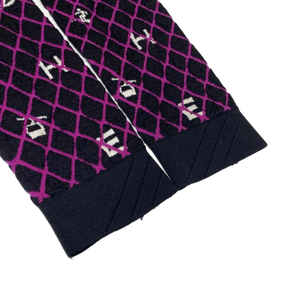 美品 CHANEL シャネル 長袖ニット セーター AG342 パープル系 L CHANEL(シャネル) 長袖セーター サイズ40 M レディース - P62162 黒