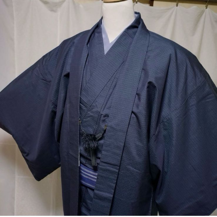 男物正絹本場大島紬男物アンサンブルセット ⑯