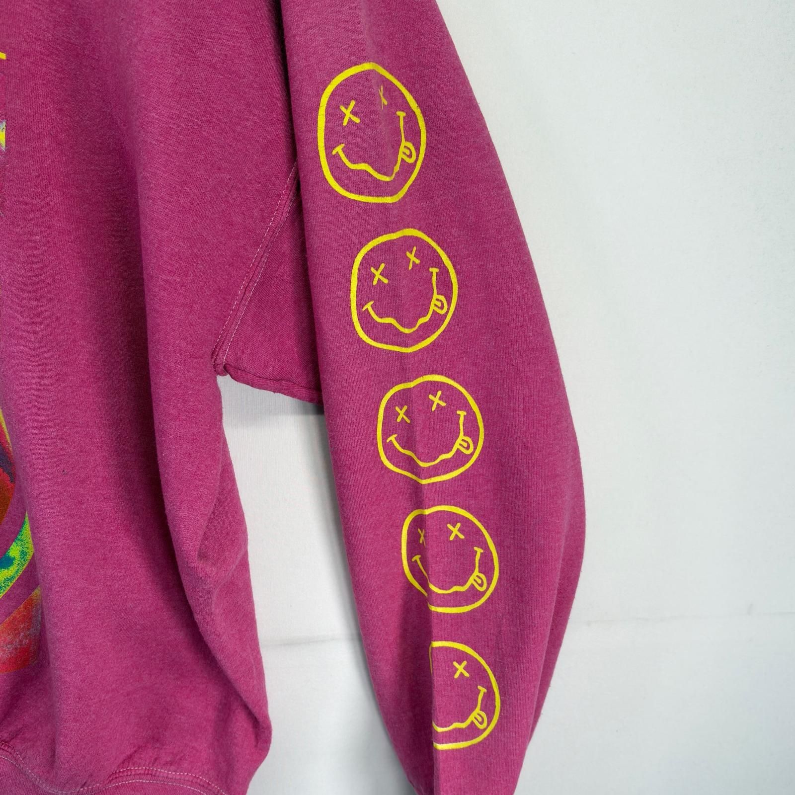 古着 ニルヴァーナ NIRVANA スウェット 大きいサイズ バンド 袖