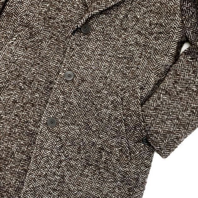 □T-JACKET ティージャケット イタリア製 LONG COAT MARRONE ウール混