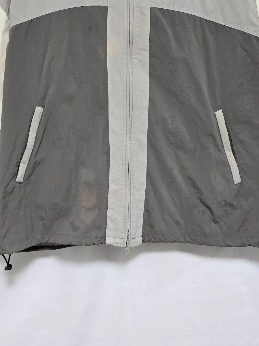 CPGN 꼼파뇨 フード ウィンドブレーカー ジャケット アイボリー グレー