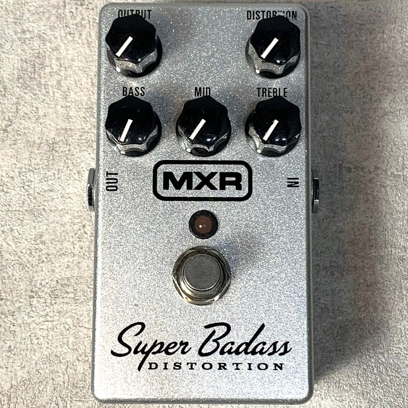 楽器 MXR エムエックスアール エフェクター M 75 Super Badass Distortion ディストーション シルバー 472