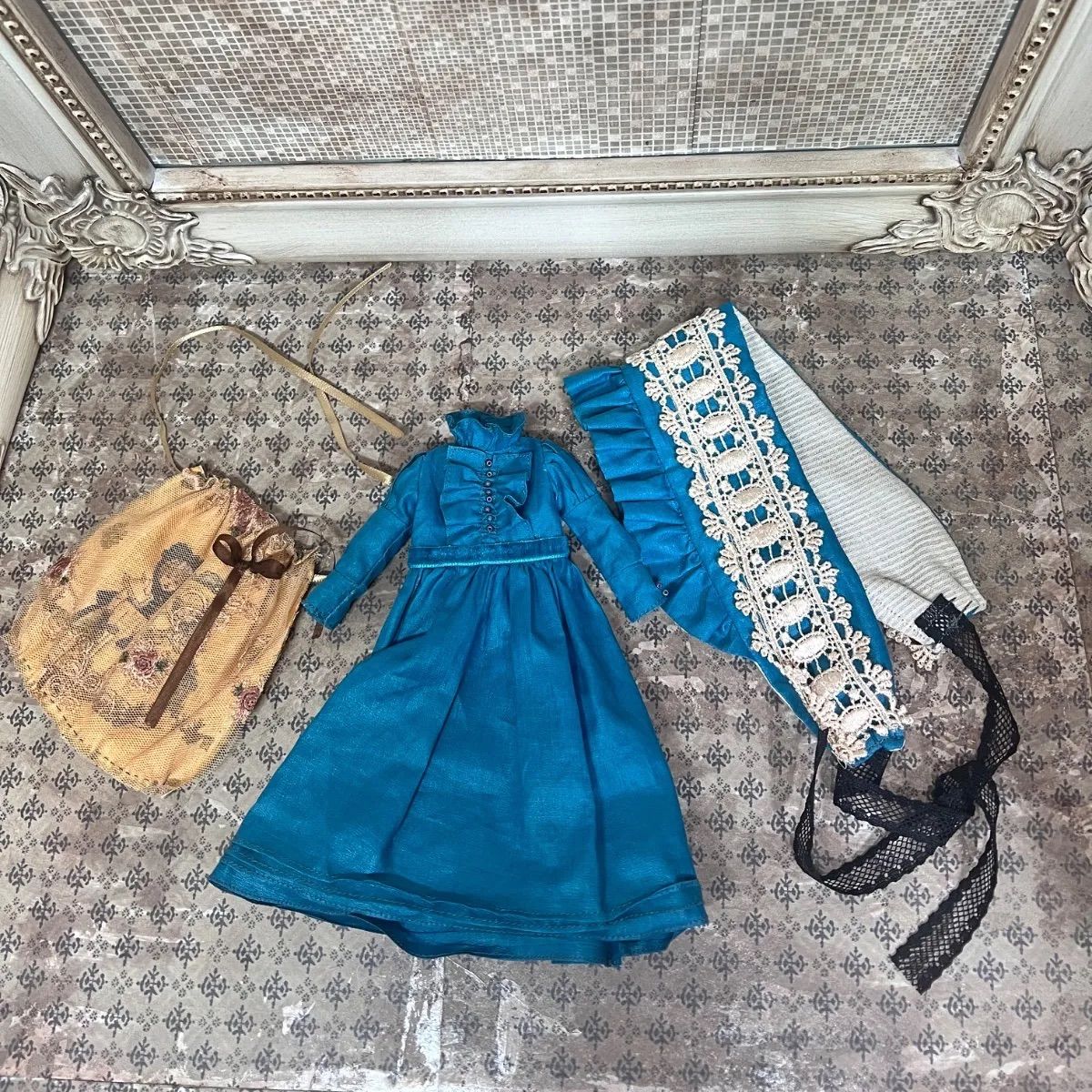 1/6doll 🦋 22cm doll ドールアウトフィット ワンピース エプロン