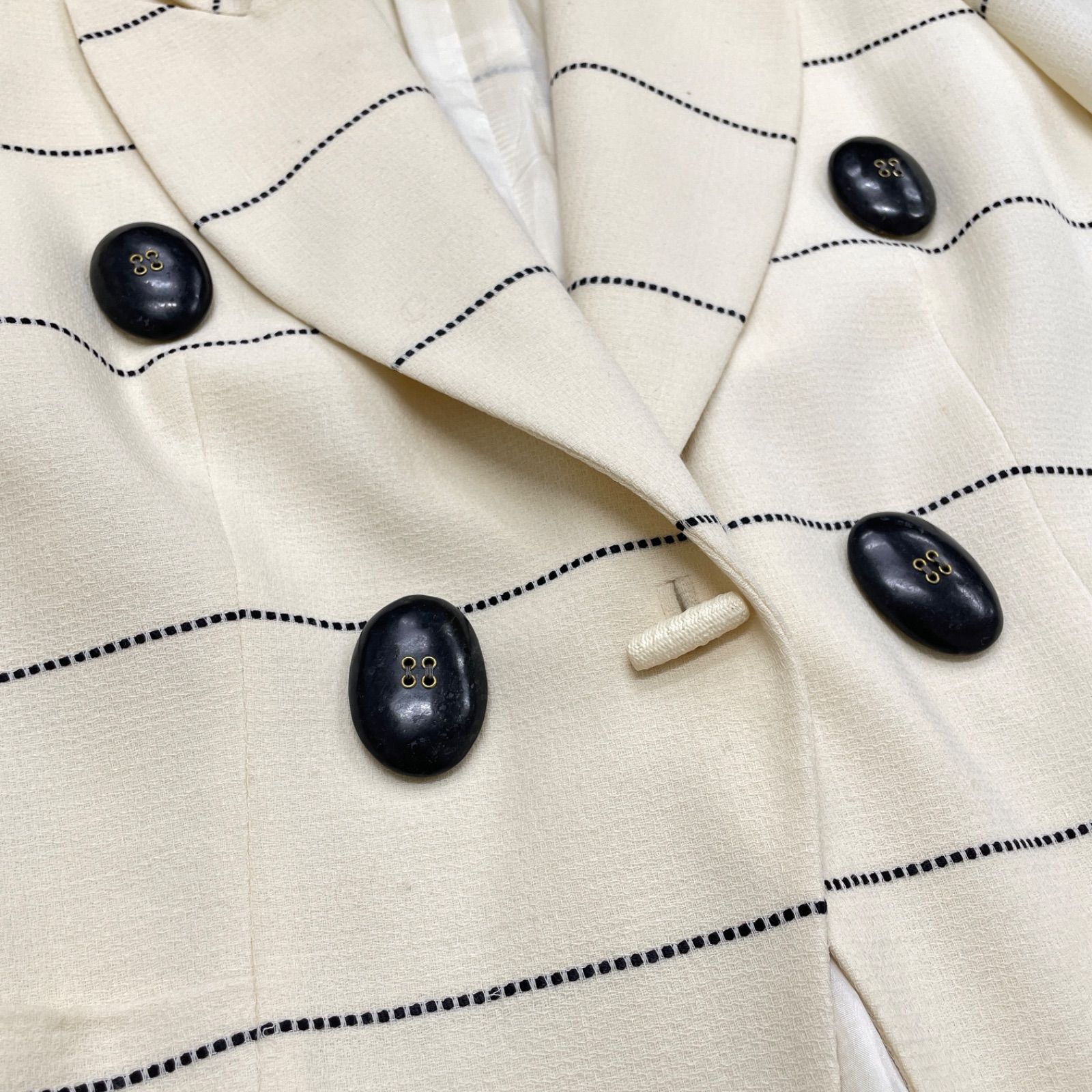 GIANFRANCO FERRE ジャンフランコフェレ ジャケット ボーダー柄