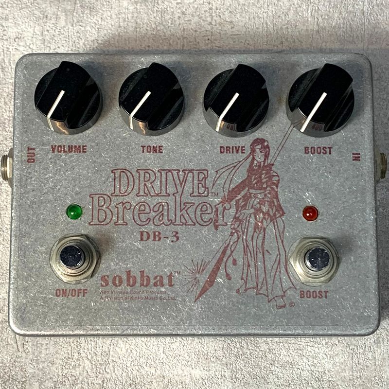 楽器 sobbat ソバット エフェクター DB 3 Drive Breaker オーバードライブ グレー 472