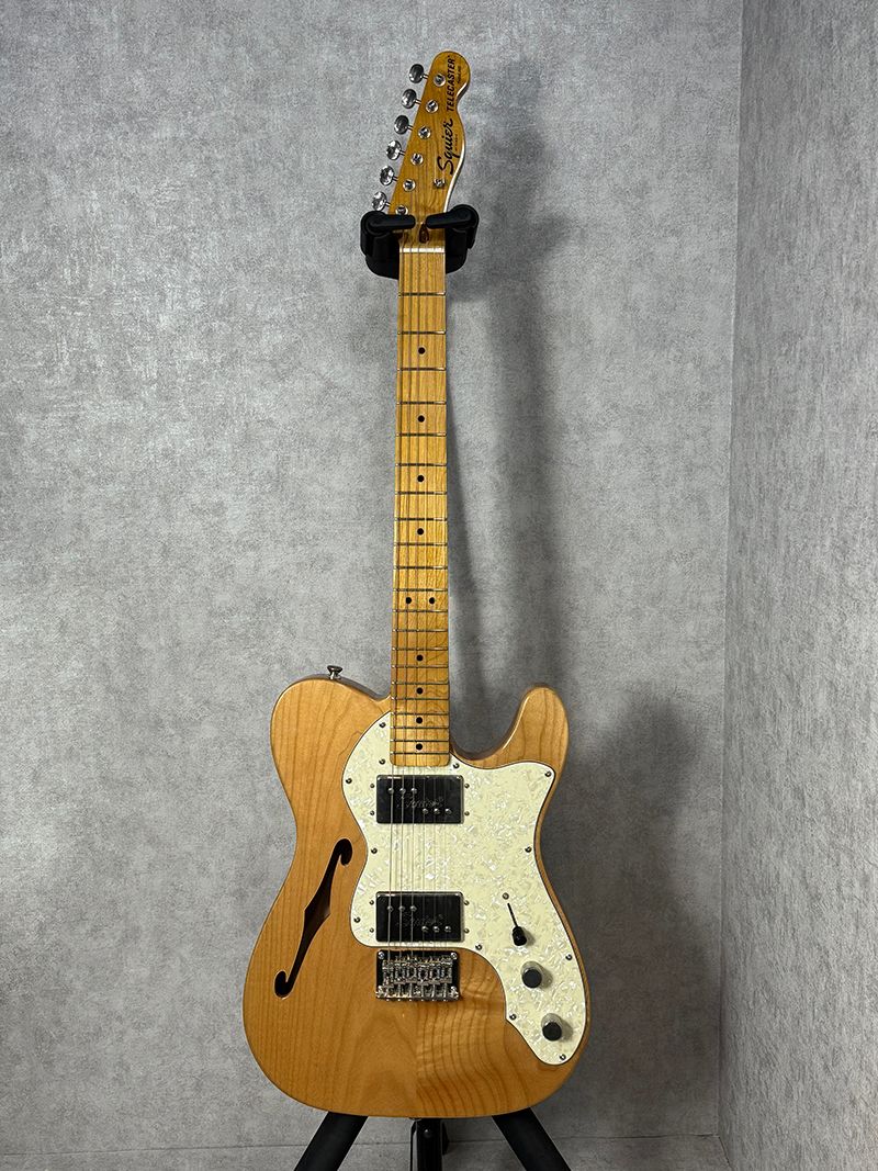 楽器 Squier by Fender スクワイヤバイフェンダー ギター Classic Vibe 70 s Telecaster Thinline Maple Finger Board 2019年製 471