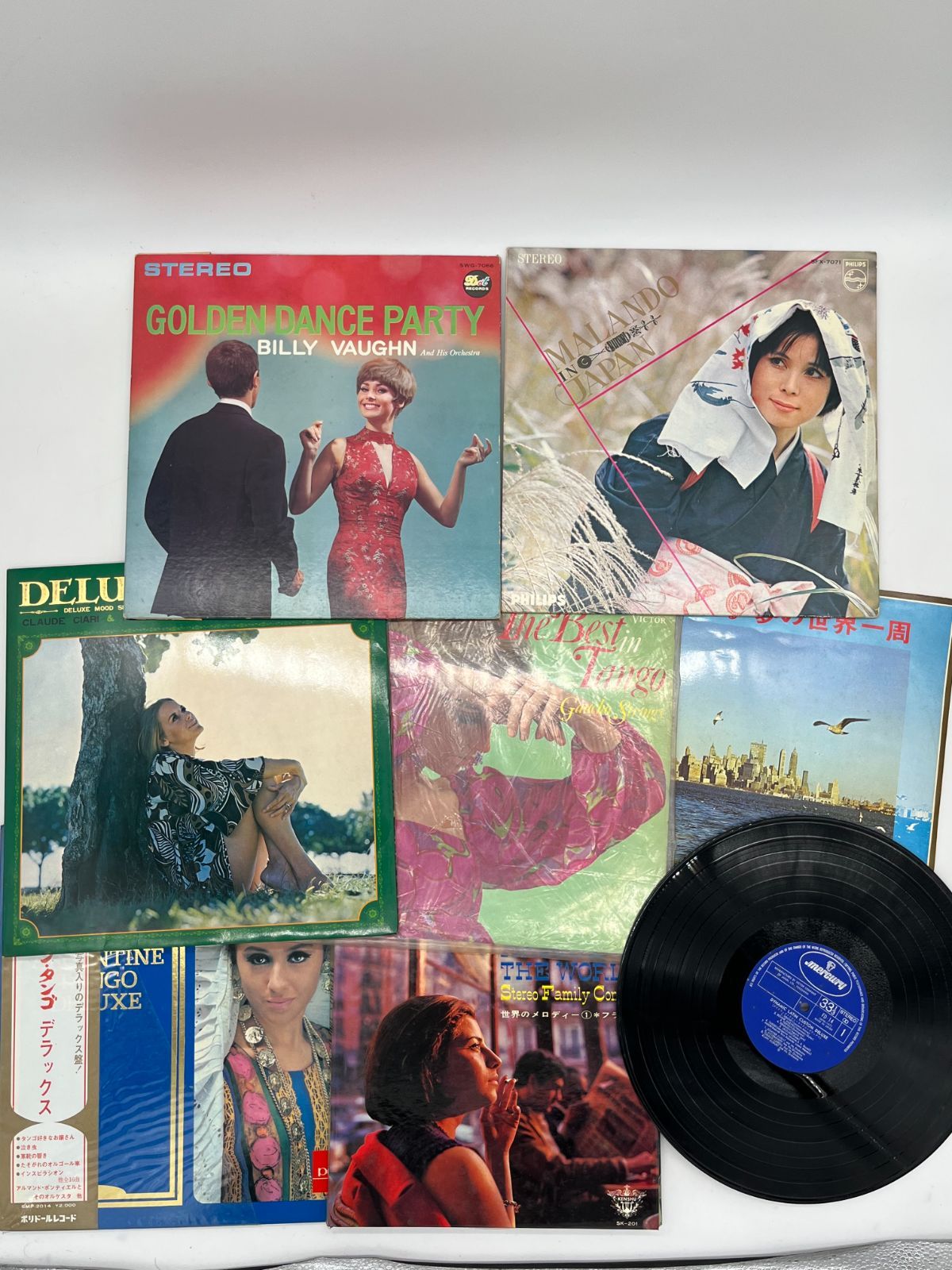 レコード LP盤 EP盤 8枚セット 音楽 ステレオ ダンス タンゴ マランド