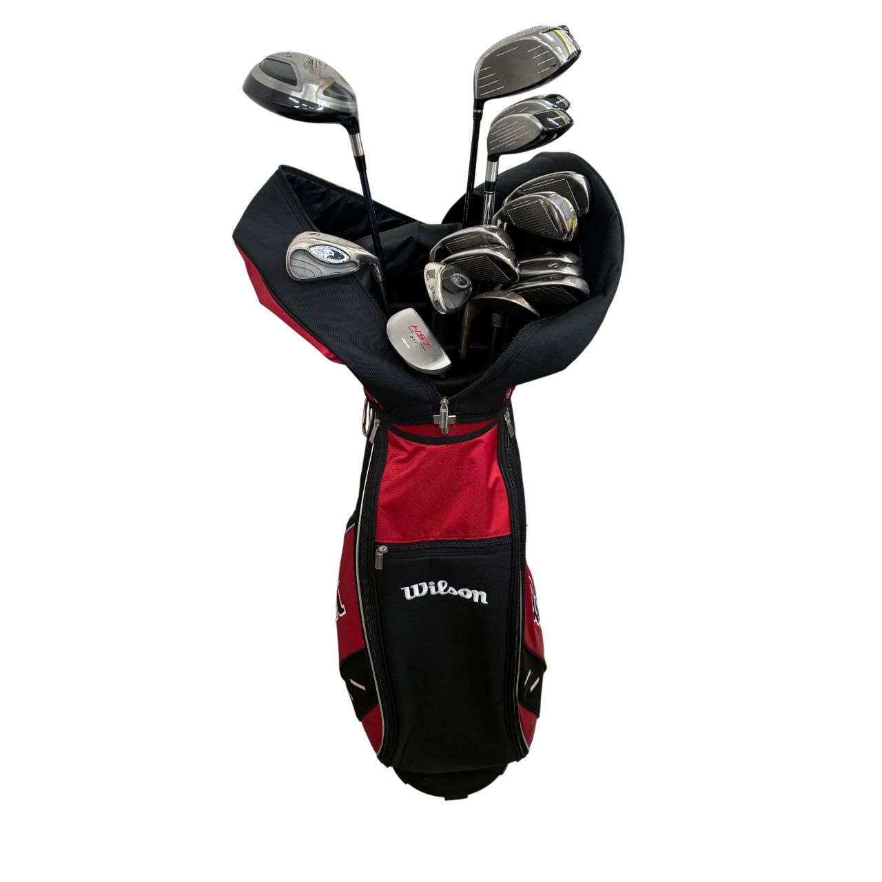Wilson ウィルソン フレックスR メンズ ゴルフバッグ クラブ16本セット