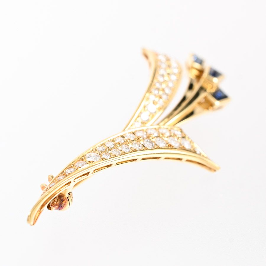 MIKIMOTO ミキモト ブローチ サファイア