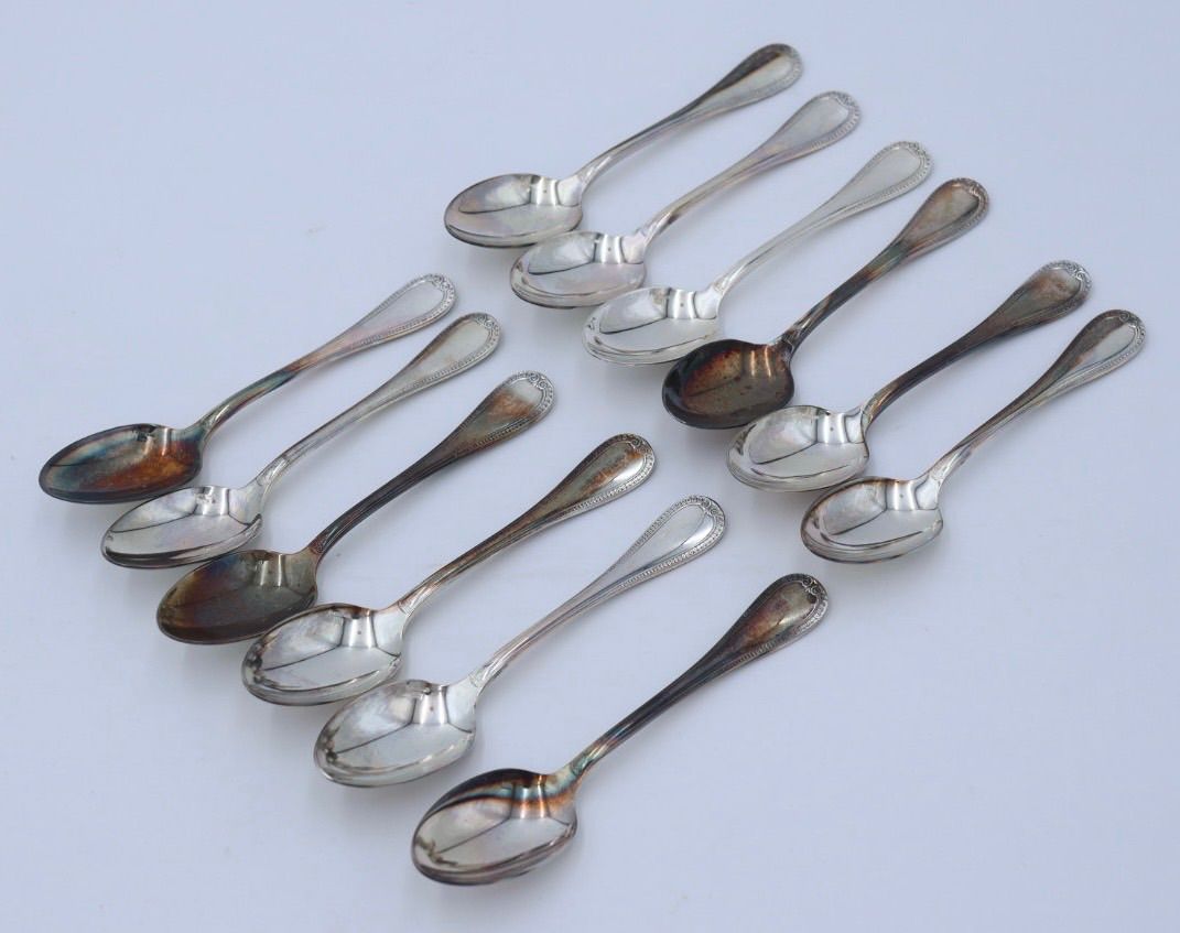 クリストフル CHRISTOFLE マルメゾン コーヒースプーン 12本セット