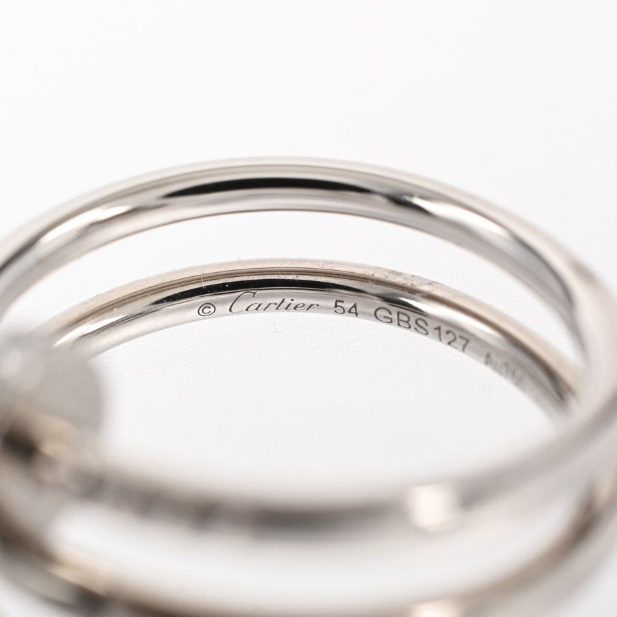  CARTIER カルティエ リング ジュストアンクル ダブル リング 指輪 アクセサリー