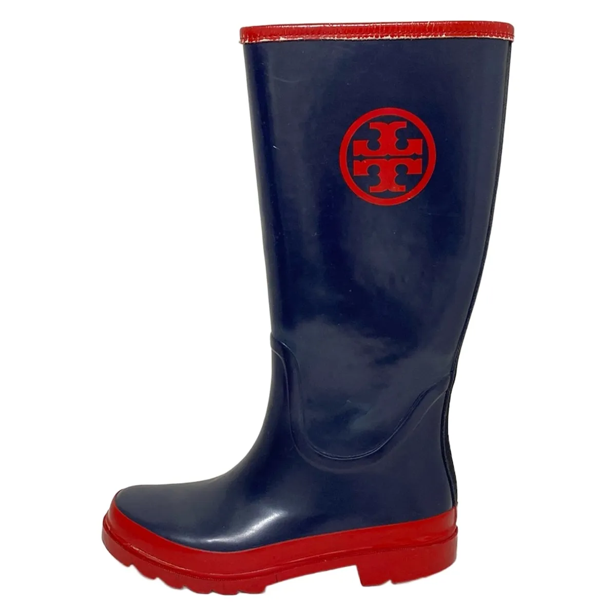 【新品・未使用】Tory Burch・トリーバーチ・レインブーツ・レア・希少 Tory Burch* トリーバーチ ロングブーツ レインブーツ 長靴 (Tory