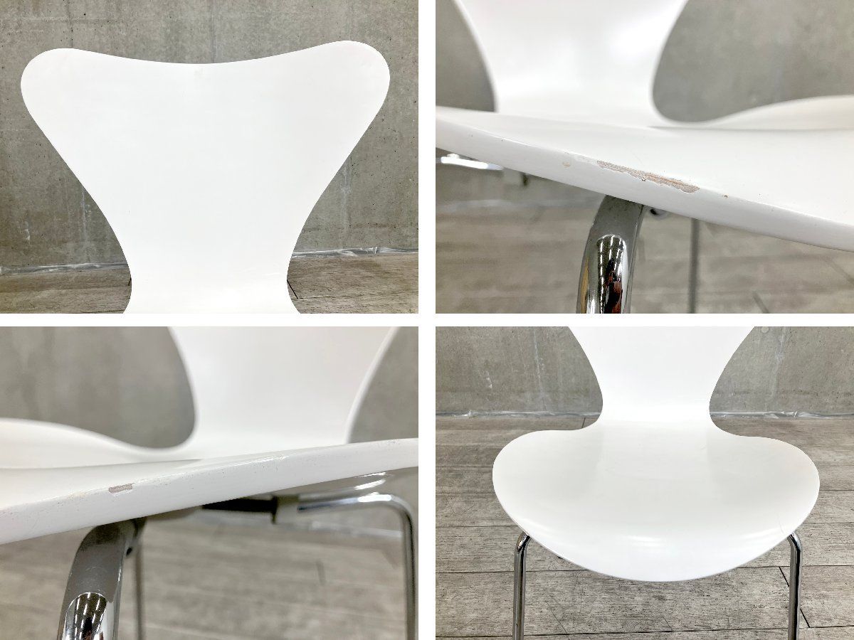 2B）Fritz Hansen/フリッツハンセン□セブンチェア□ラッカーホワイト