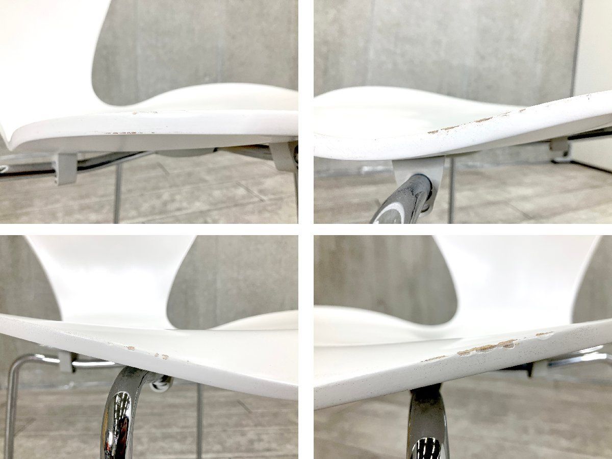 2F）Fritz Hansen/フリッツハンセン□セブンチェア□ラッカーホワイト