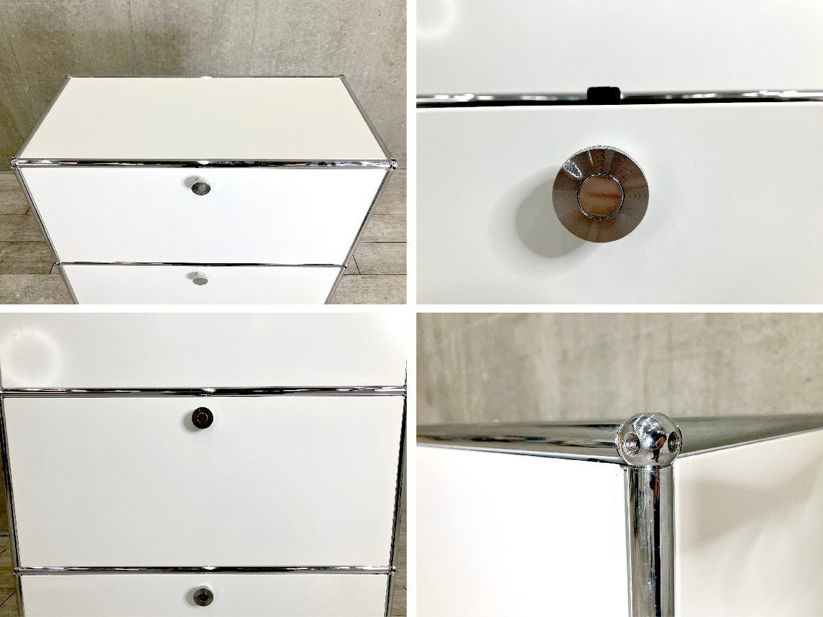 USMハラー□1列3段キャビネット□ピュアホワイト□D350□DDDDEX - メルカリ