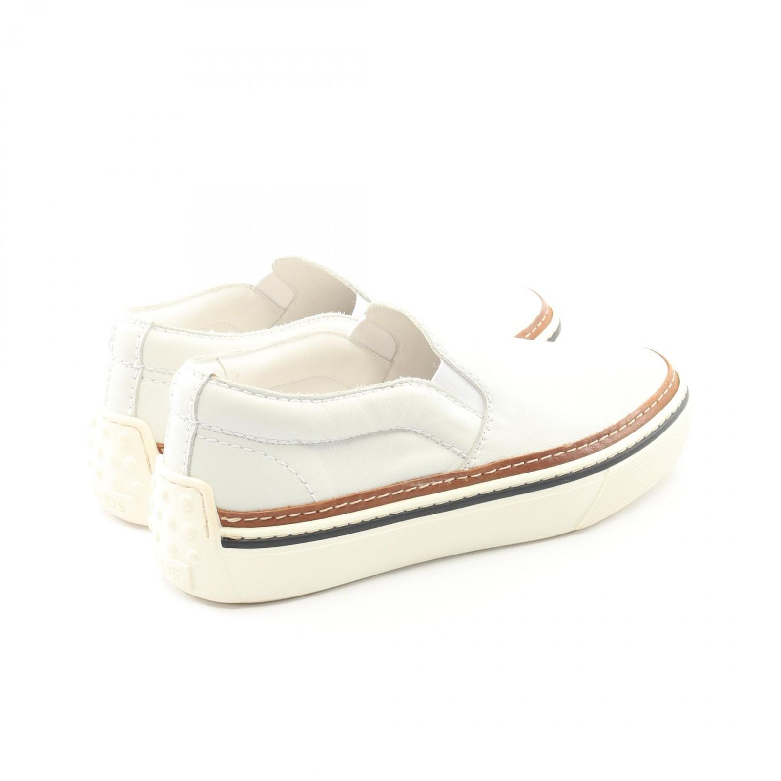 トッズ TOD S スリッポン レザー レディース A