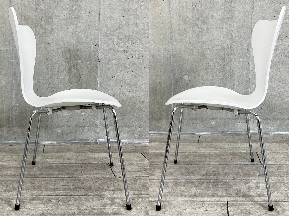 正規品・フリッツハンセン　セブンチェア　ラッカーホワイト① 2C）Fritz Hansen/フリッツハンセン□セブンチェア□ラッカーホワイト