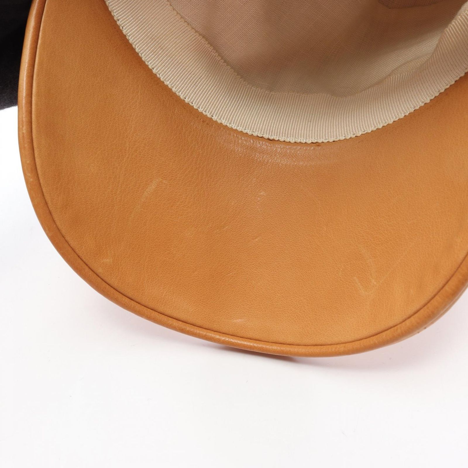  エルメス HERMES キャップ JUMP 2 BRODERIES H カーフ 牛革 帽子 ユニセックス B その他 キャップ