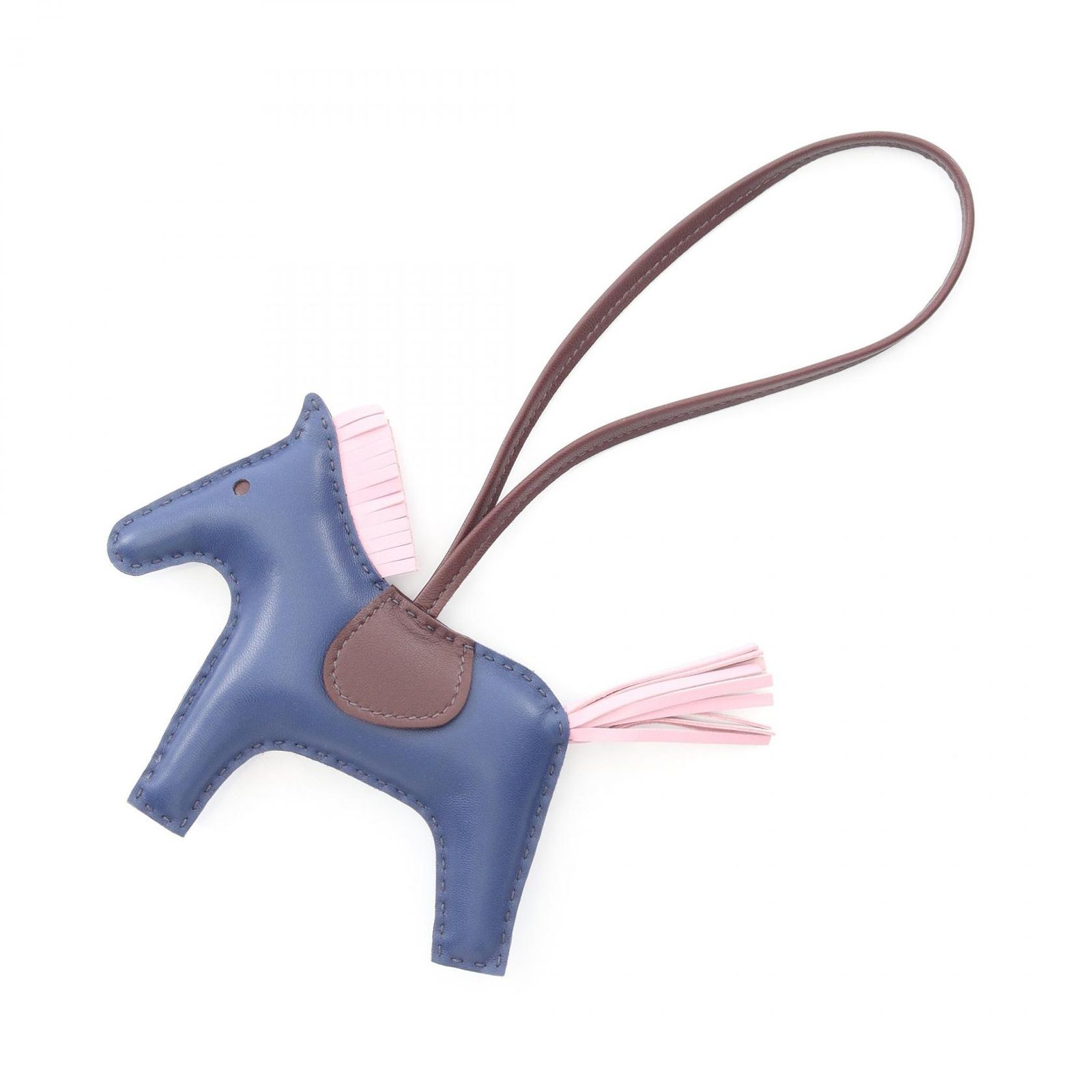 エルメス HERMES チャーム ロデオMM ブルーサフィール モーヴシルベスト レザー モーヴシルベストル ルージュセリエ レディース