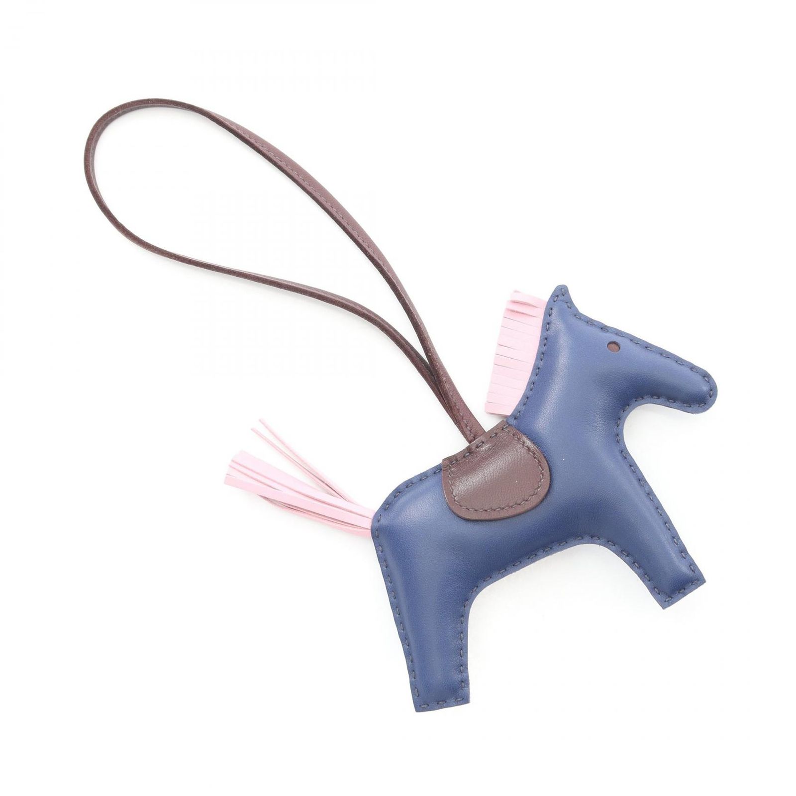 エルメス HERMES チャーム ロデオMM ブルーサフィール モーヴシルベスト レザー モーヴシルベストル ルージュセリエ レディース