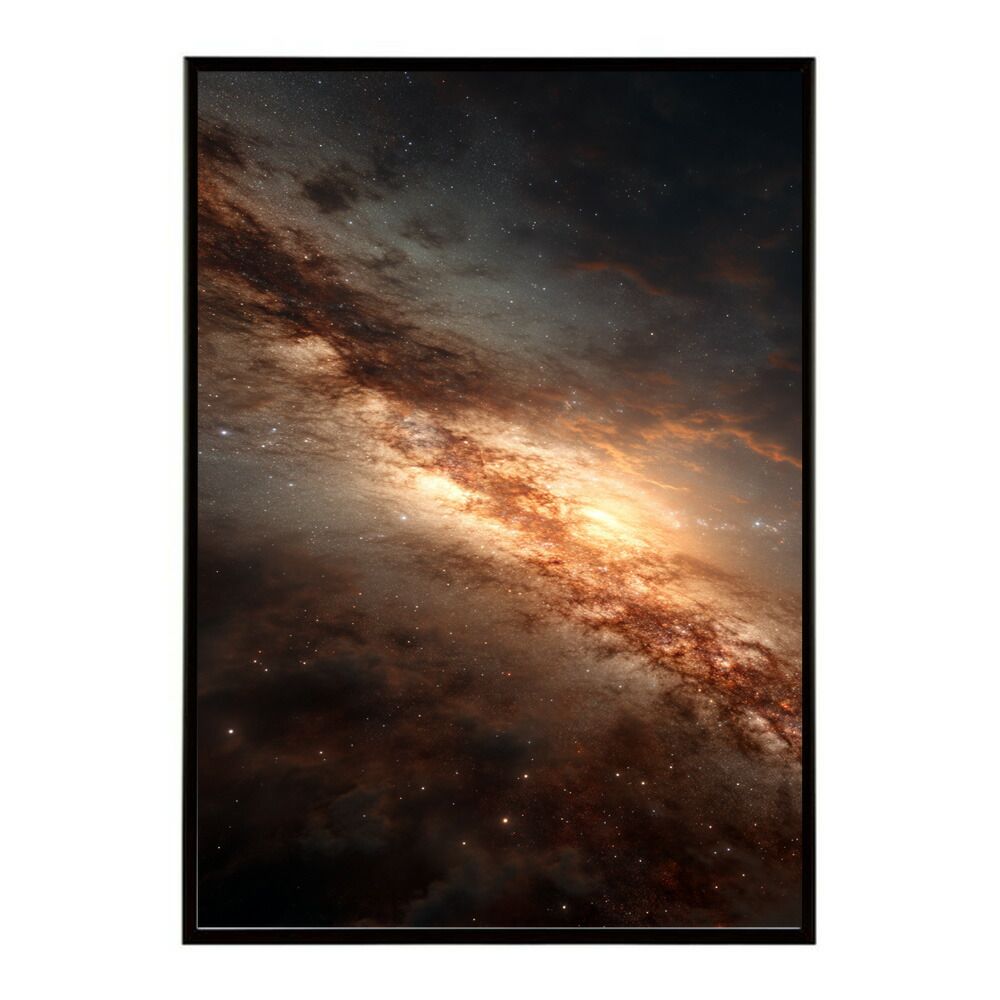 A2サイズ（約42x59cm）】【lm-poster-470】【フレーム付き】宇宙