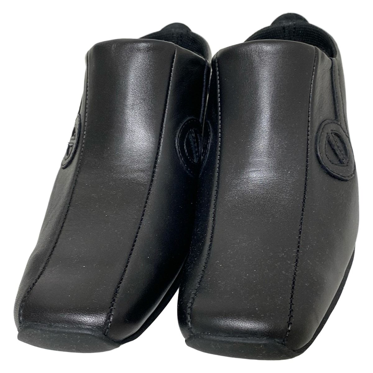  NONAME ノーネーム ミュール 39 レディース - 黒 ウェッジソール レザー ミュール サンダル ミュール