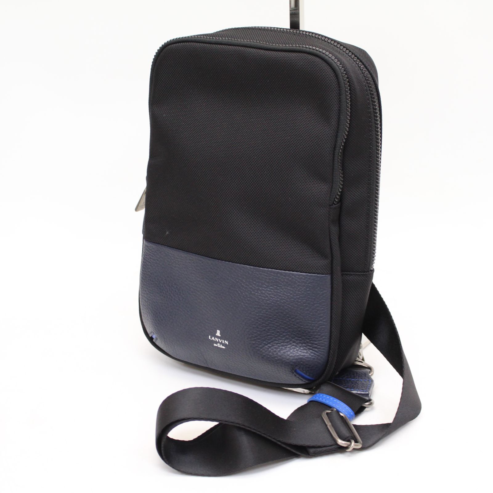 655 ランバンオンブルー LANVIN en Bleu ボディバッグ ホライゾン メンズ ブラック 黒 軽量 ワンショルダーバッグ
