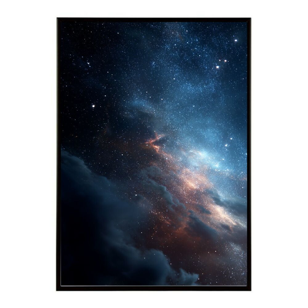 B3サイズ（約36x51cm）】【lm-poster-530】【フレーム付き】宇宙