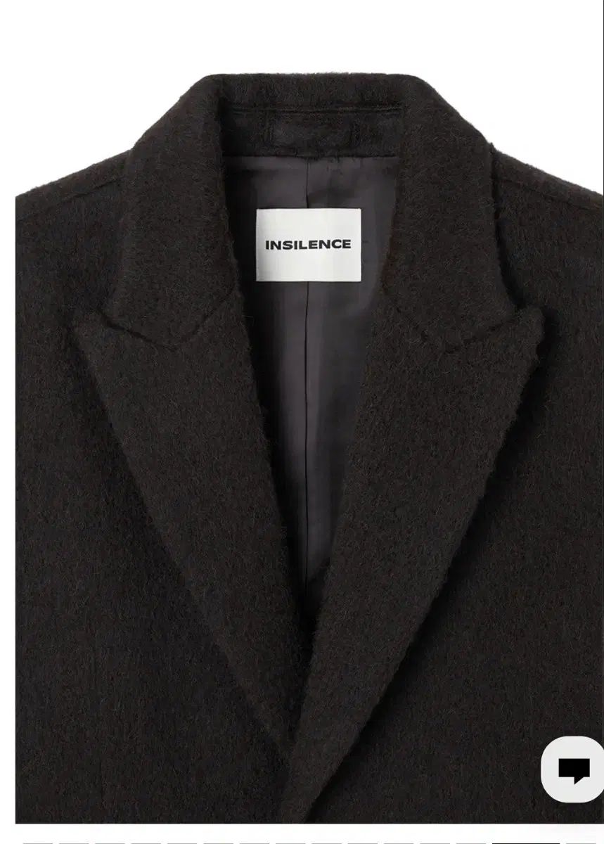 INSILENCE ヘアリー アルパカ パーカ S チェスターコート ジャケット アウター メンズ