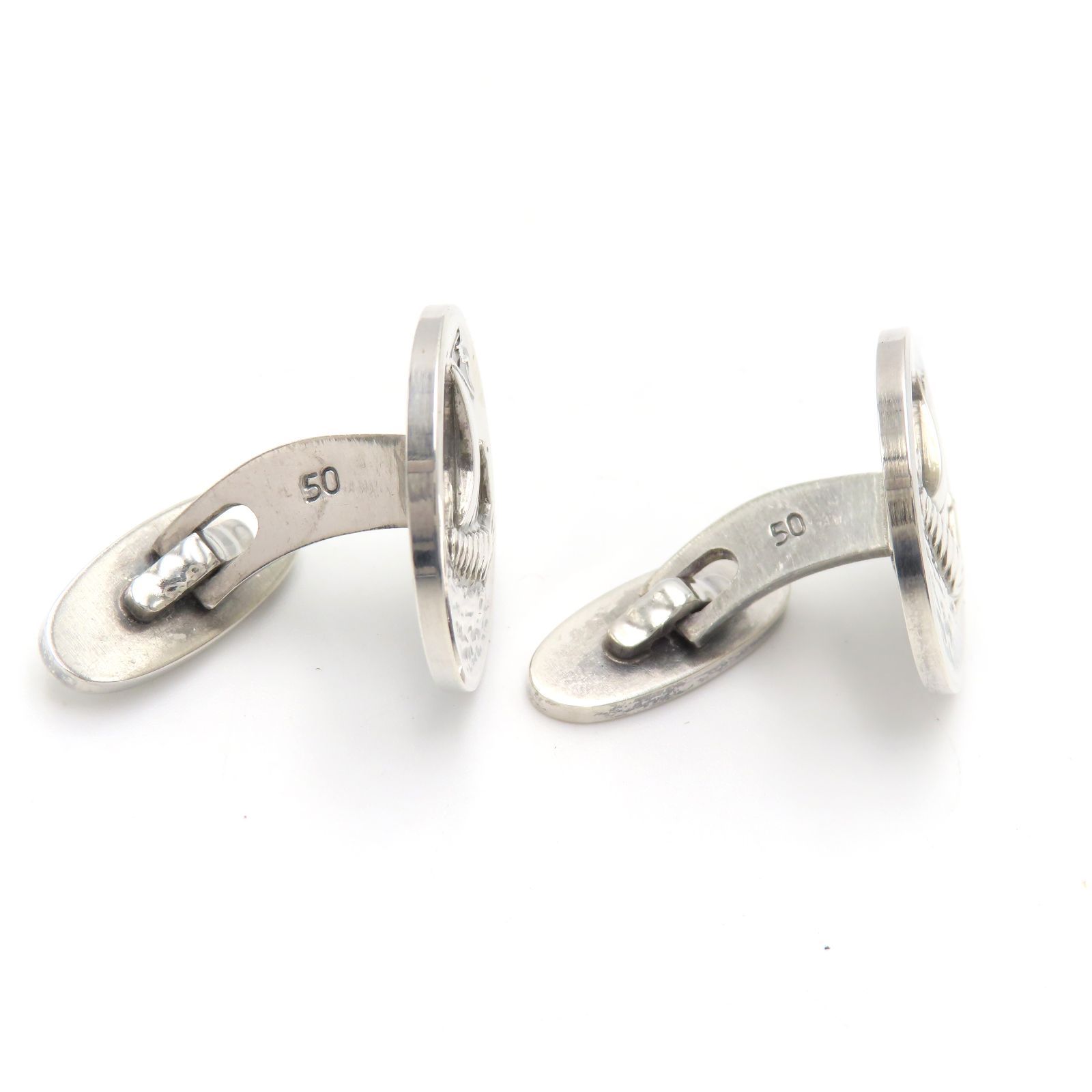 GEORG JENSEN ジョージ ジェンセン カフスボタン SV925 船モチーフ 銀