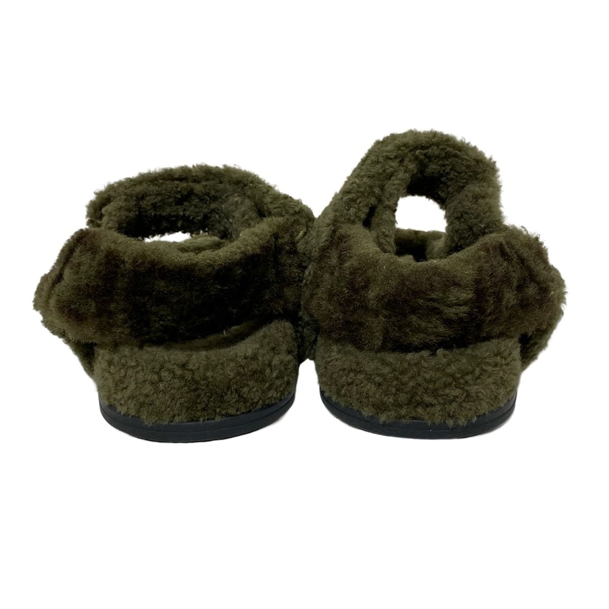  FENDI フェンディ サンダル 36 レディース - カーキ サンダル サンダル ミュール