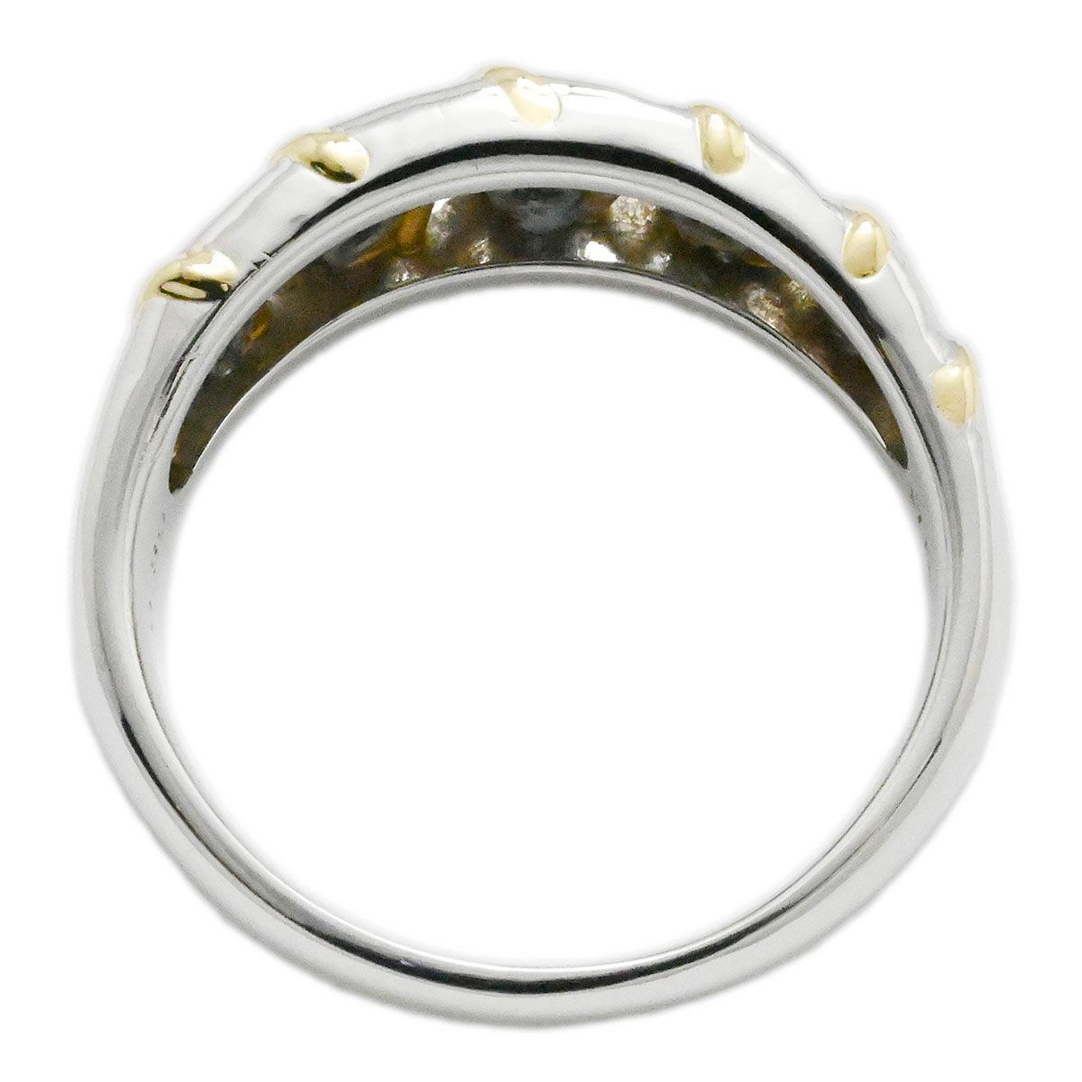 星の砂 HOSHINOSUNA K18YG/PT900 ダイヤ0.39ct イエローゴールド 
