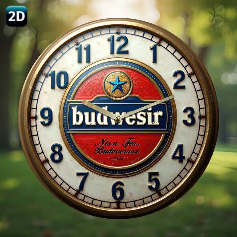 1959年Piels Beerピールズビール★バート＆ハリービンテージ壁掛け時計 1959年Piels Beerピールズビール☆バート＆ハリービンテージ壁掛け時計