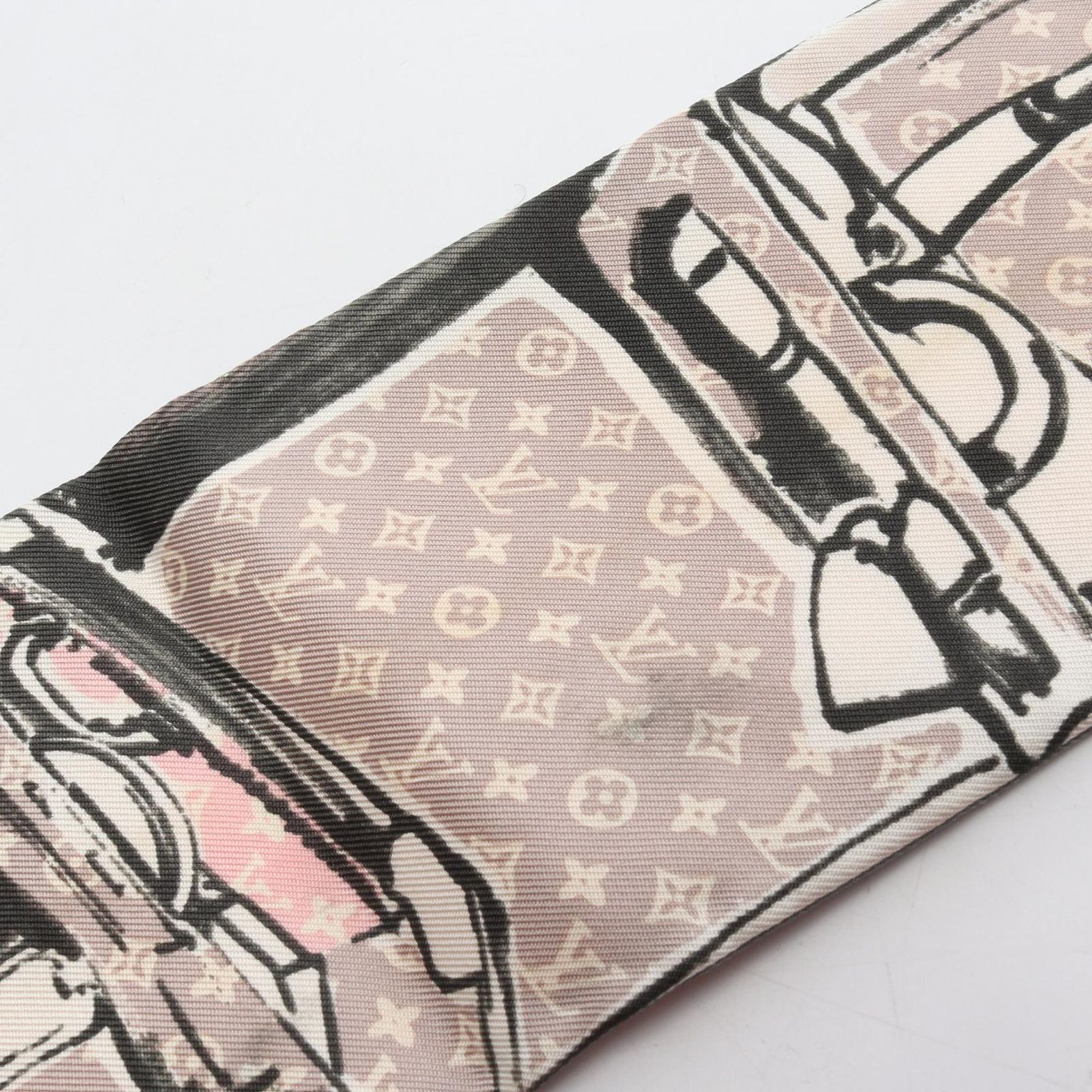 ルイ・ヴィトン LOUIS VUITTON スカーフ バンドー トランク M73965