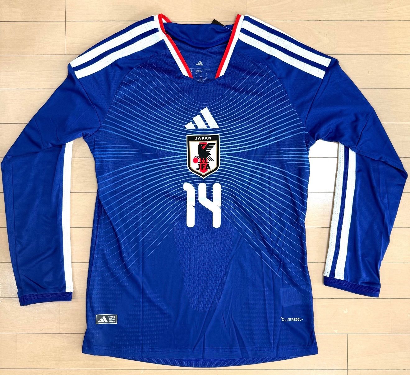 サッカー日本代表ユニフォーム 長袖 伊東純也 オーセンティック サッカー日本代表 オーセンティックユニフォーム 長袖 #14 ITO (伊東