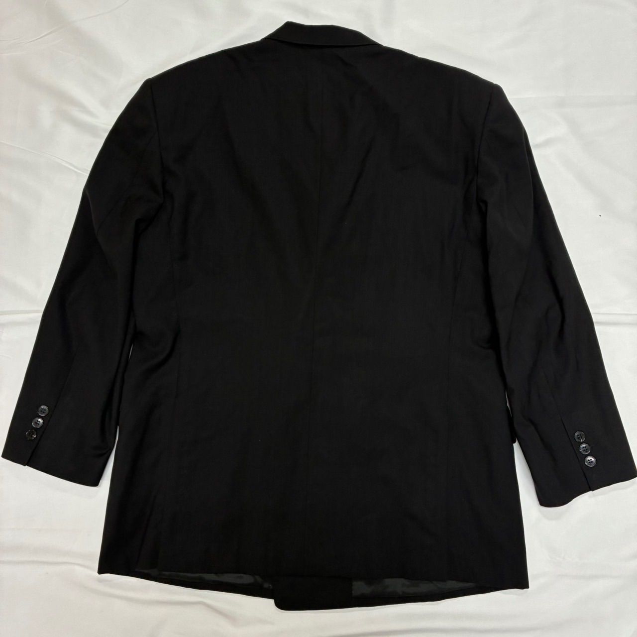 ゼニア Ermenegildo Zegna ダブル テーラードジャケット 黒 ブレザー