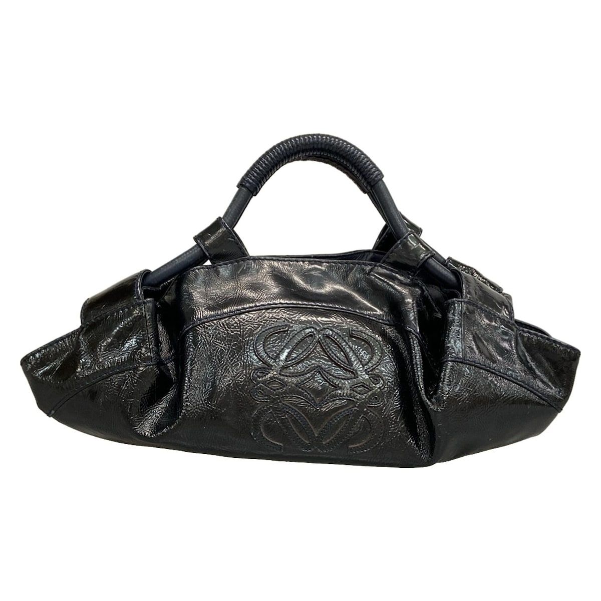 LOEWE(ロエベ) ハンドバッグ ナッパアイレ ダークネイビー レザー