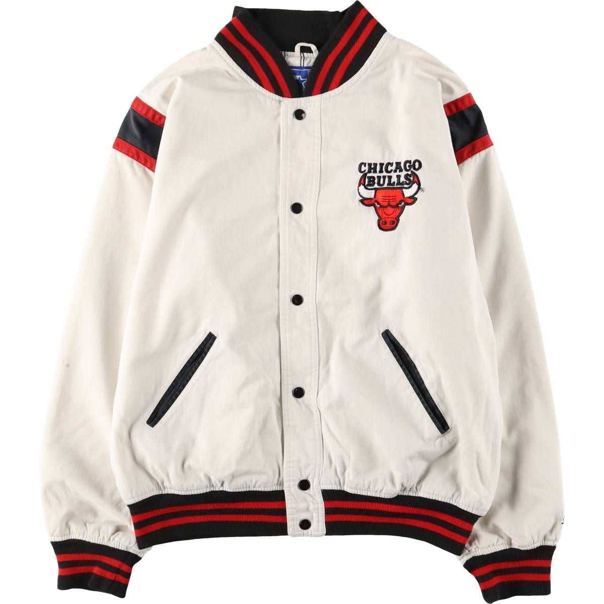 古着 90年代 スターター Starter NBA CHICAGO BULLS シカゴブルズ 