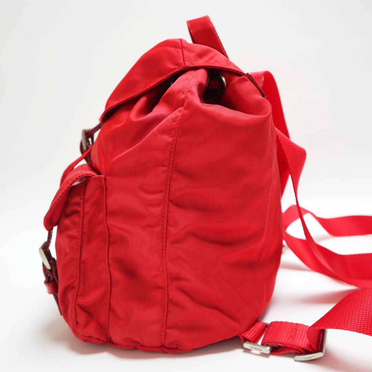 PRADA プラダ ロゴプレート ナイロン/レザー ミニバックパック