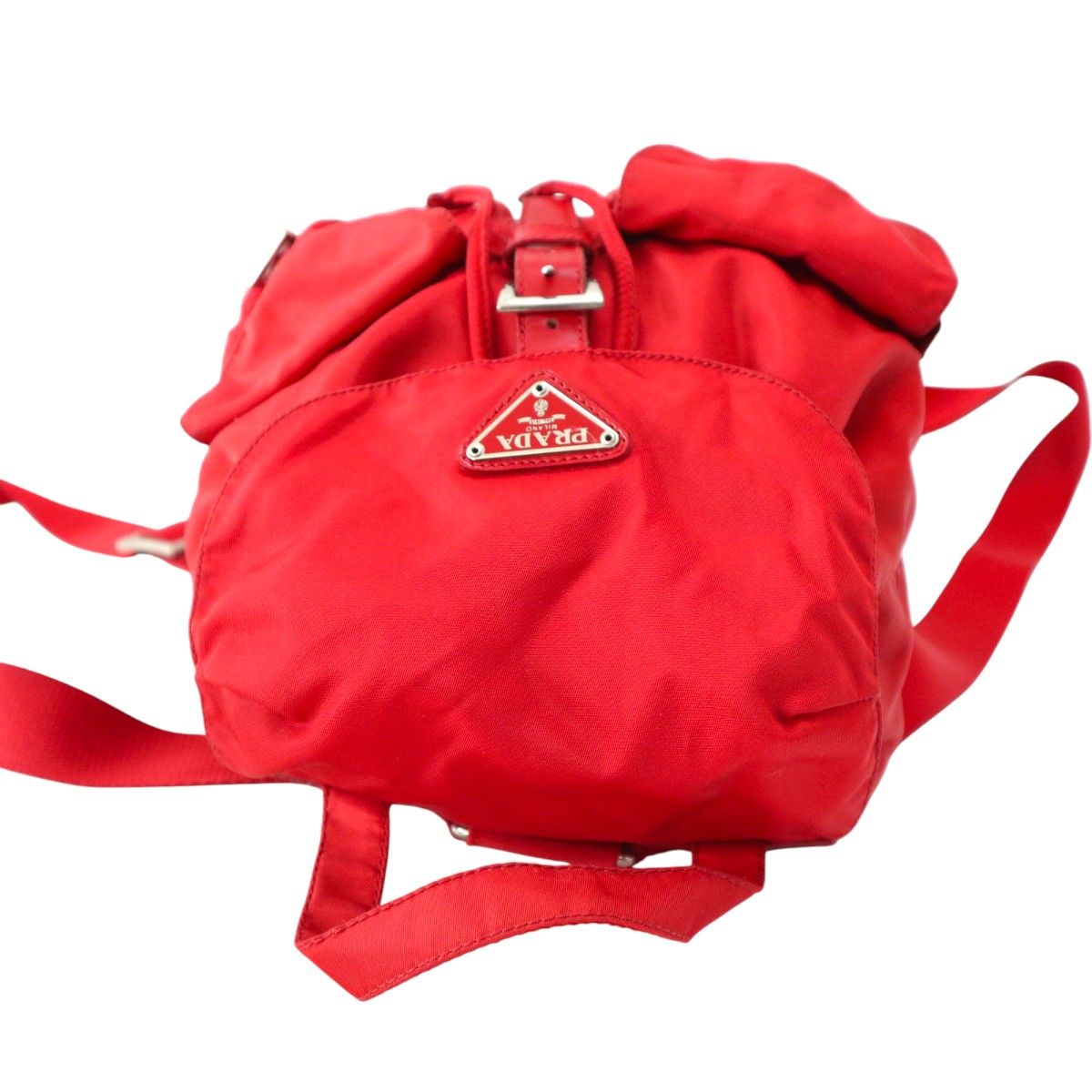 PRADA プラダ ロゴプレート ナイロン/レザー ミニバックパック