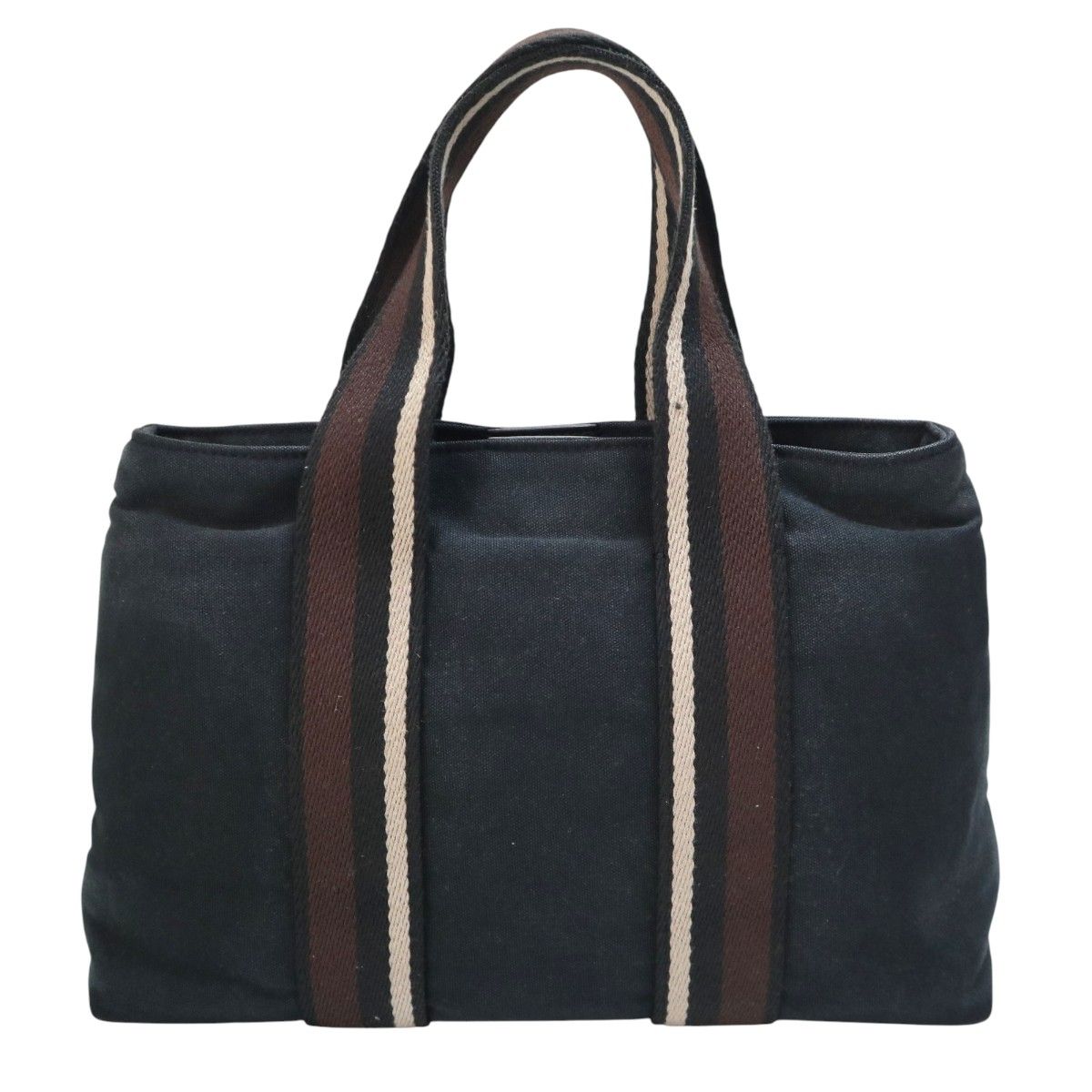 HERMES エルメス トロカホリゾンタルPM キャンバス/レザー トート