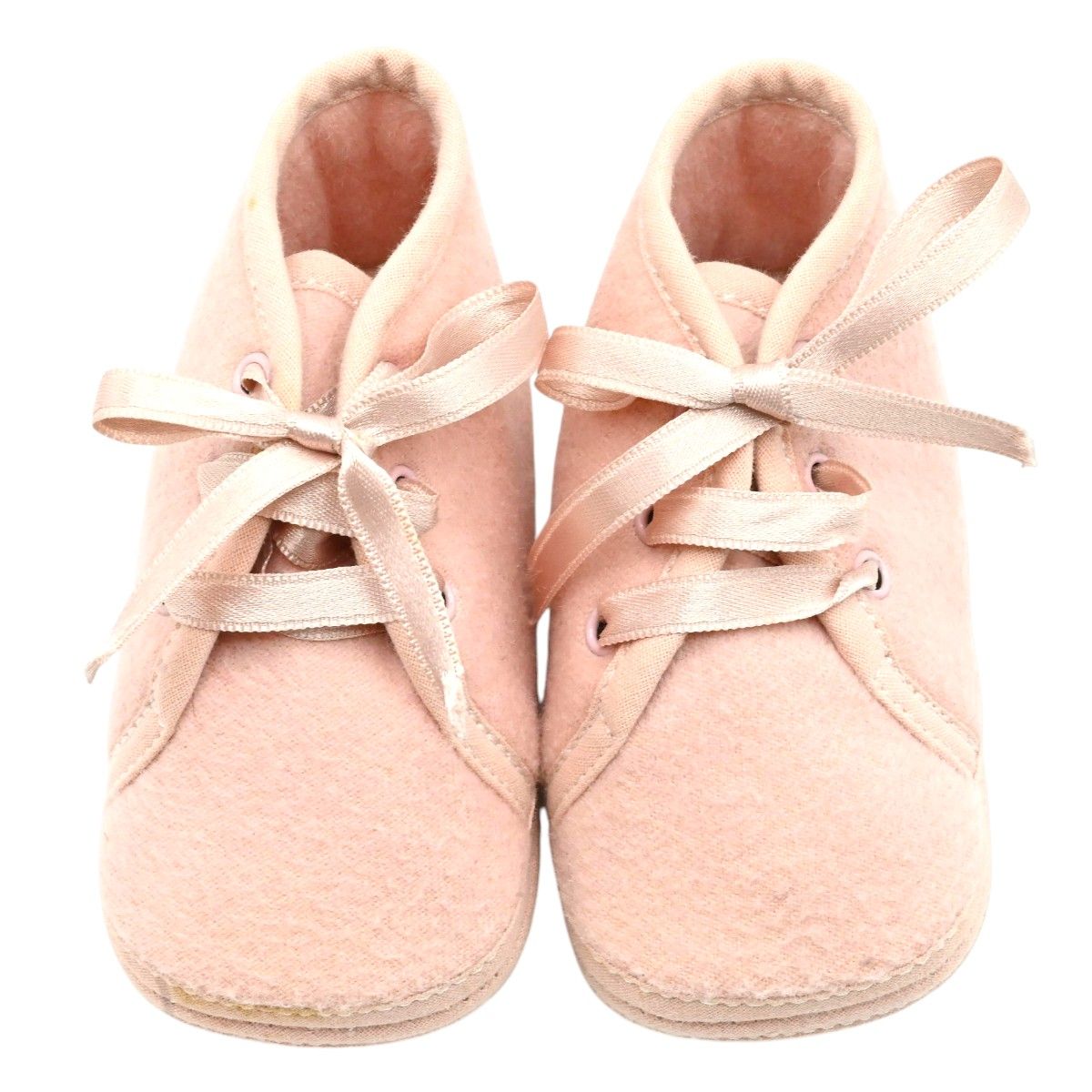 HERMES エルメス ウール アンゴラ ベビーシューズ ピンク K 2512-k 022