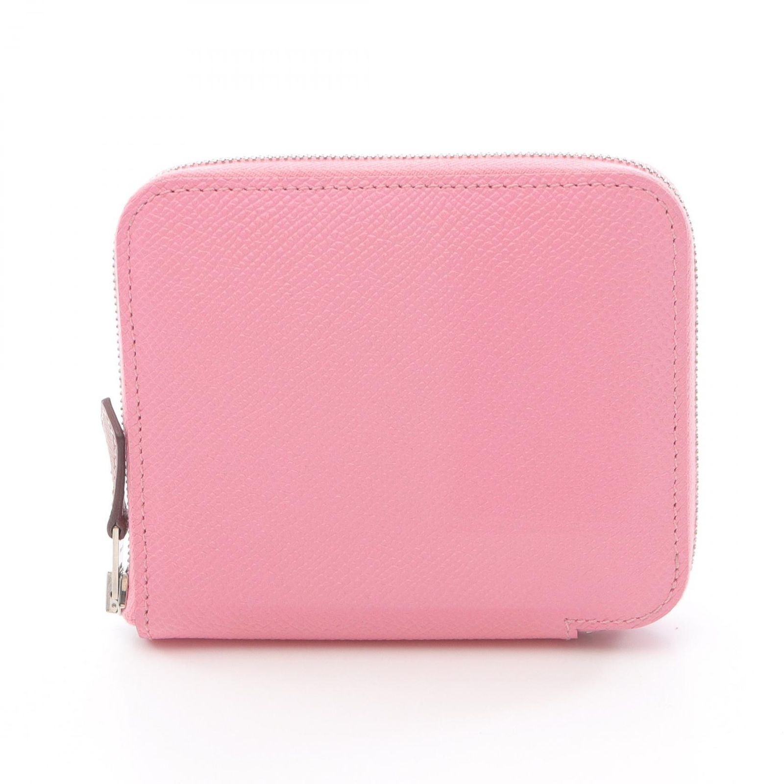 エルメス HERMES ラウンド財布 アザップコンパクト シルクイン ローズコンフェッティ レザー カーフ 牛革 アザップシルクイン コンパクト レディース A