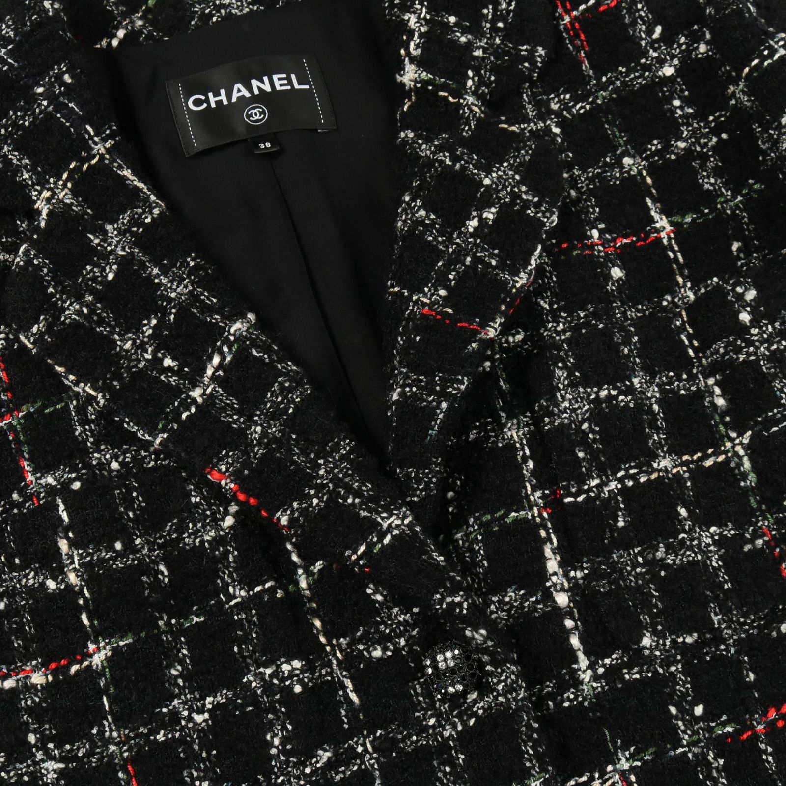 シャネル CHANEL ココマークボタン ツイード P73609V65153 ウール