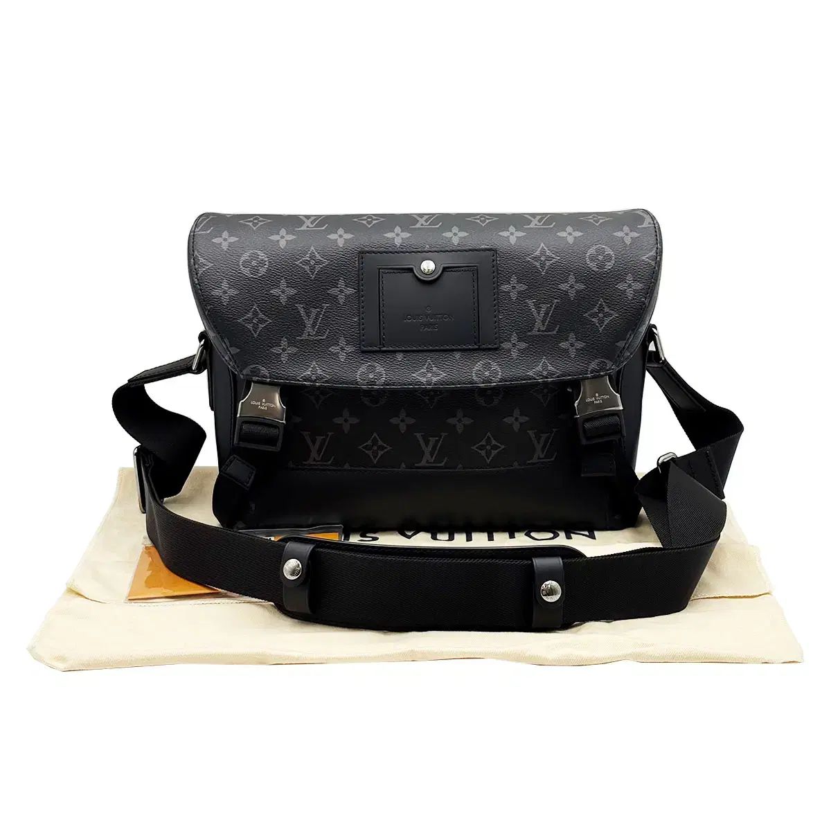 ルイヴィトン M 40511 モノグラム エクリプス ボア製 PM メッセンジャー クロスバック