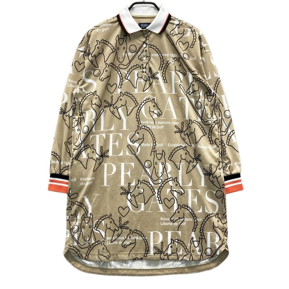 お値下げしました。パーリーゲイツレディースワンピースサイズ0 サイズ：0 PEARLY GATES パーリーゲイツ 2024年モデル 長袖ワンピース