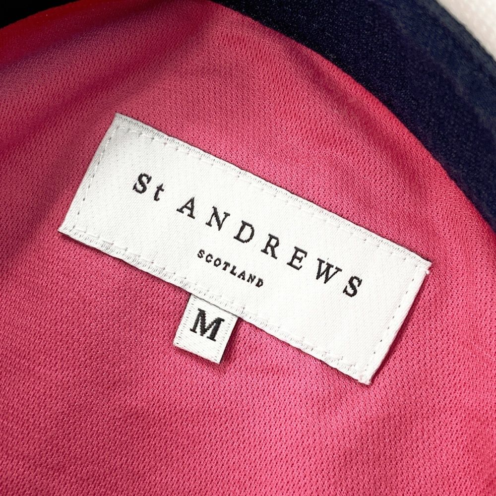サイズ：M ST ANDREWS セントアンドリュース 半袖ポロシャツ ピンク系