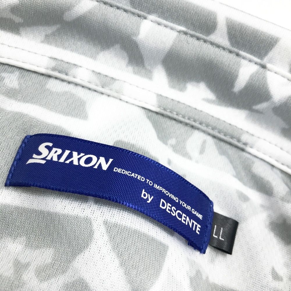 サイズ：LL SRIXON スリクソン 2024年モデル 半袖ポロシャツ ボーダー