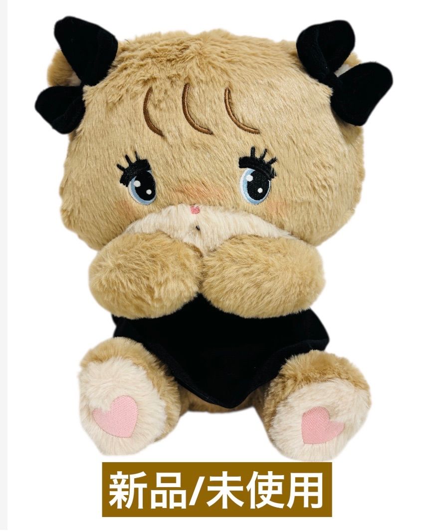 mikko characters BLACK RIBBON BIGぬいぐるみ【ラテ】新品未使用